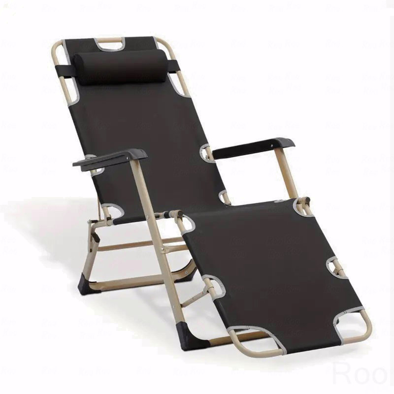 Chaise d'extérieur, noire