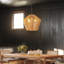 Luminaire suspendu en corde de chanvre Boho de 17 po - Design de ferme fait à la main - Hauteur réglable - Luminaire à 4 lumières?