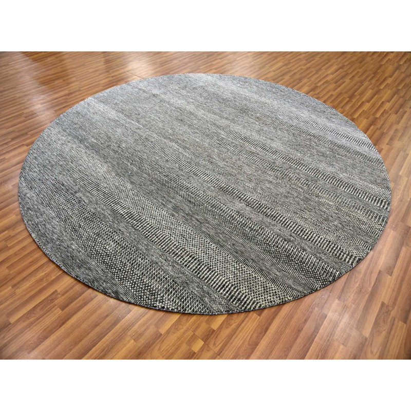 Tapis unique gris 10 pi x 10 pi Karyl