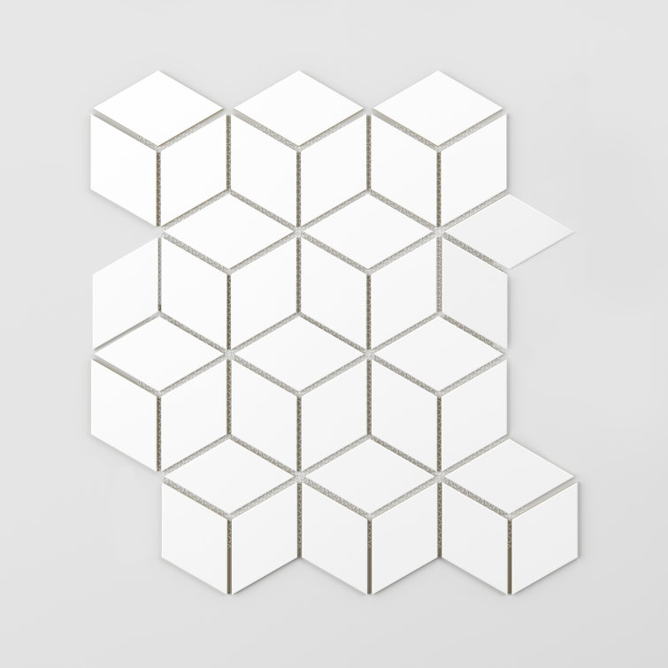 2" x 3" Cube Mosaic Wall & Floor Tile