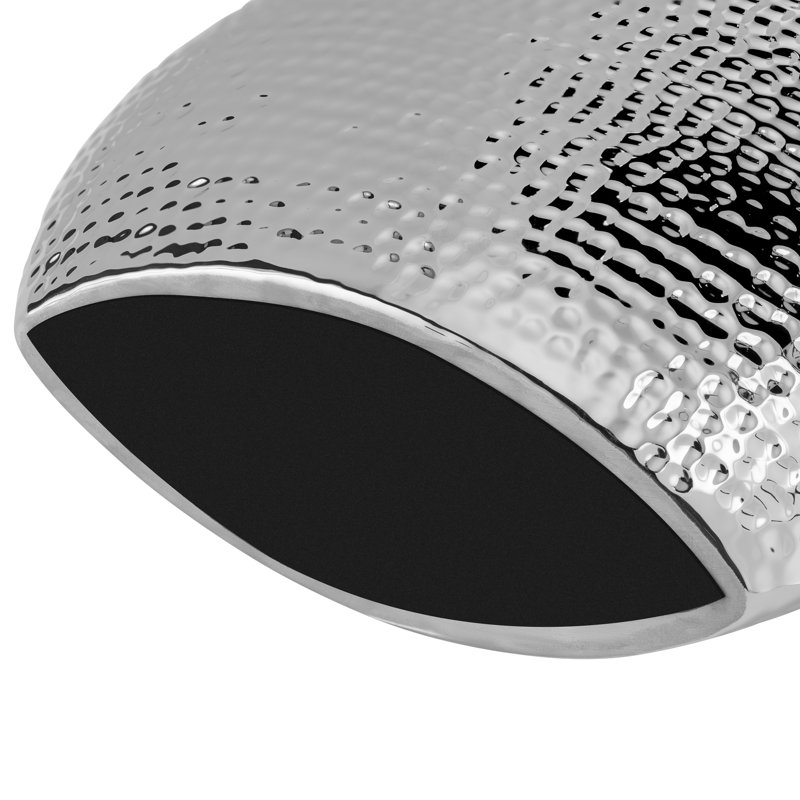  Vase de table en céramique martelée à la main 9,75 po Yoli