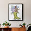 Toile encadrée de qualité supérieure Welly Bunny and Bee - prête à être accrochée-267723990-267723991