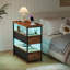 28cm W Metal Bedside Table-225275689