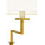 Greer Adjustable Bridge Floor Lamp with Linen Shade-374142722