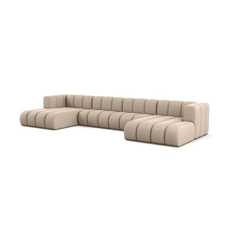 4 Seater Velvet Corner Sectional
