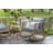 Liza Pillow Cover & Insert Rectangle in White/Tan/Blue