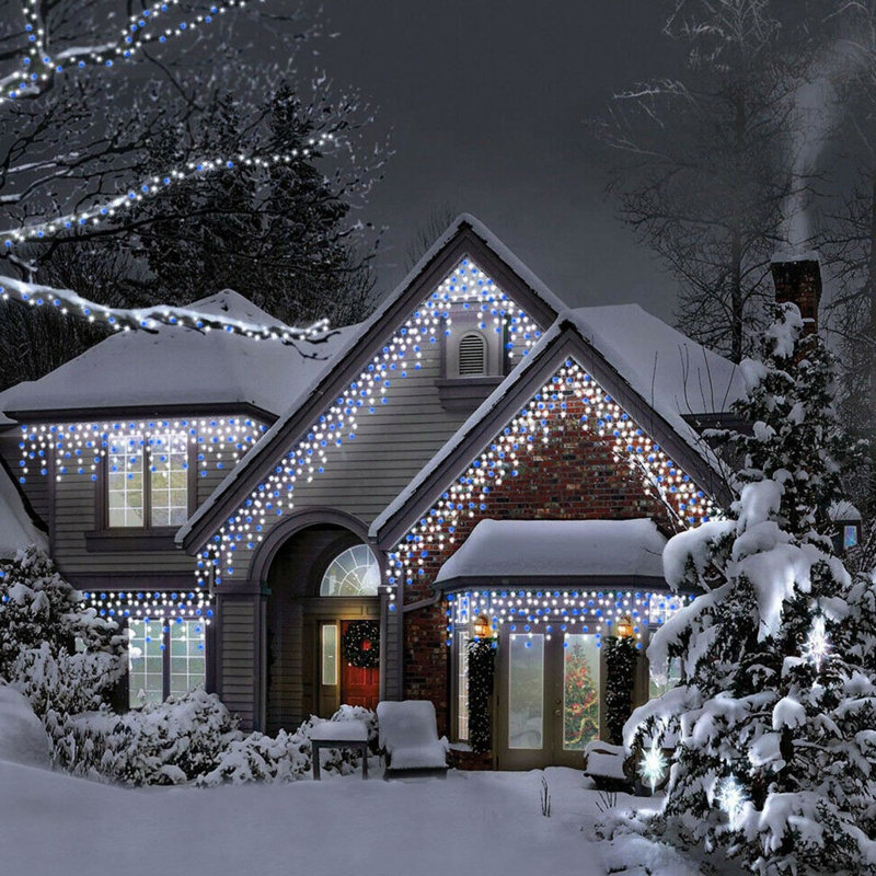 Indoor / Outdoor Icicle Lights, 22cm H x 16cm L x 6cm D