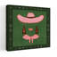 Rose, cow-chic, chic, abstrait, portrait rustique moderne, art mural-129094625