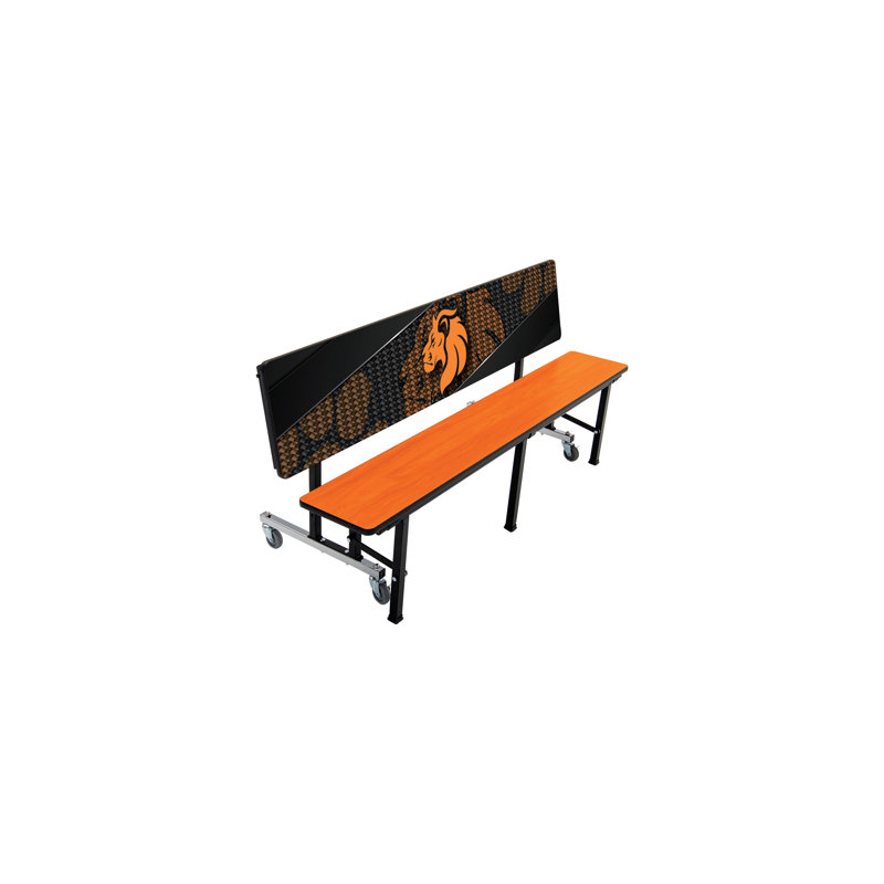Banc mobile convertible, H 29 po x l 72 po