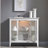 Solid Wood Entryway Curio Cabinet with Interior Light-551148442