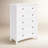 Renee 40" W 5-Drawer Solid and Manufactured Wood Chest-1982473583