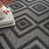 Foundry Select Versatile Diamond Charcoal/Black Indoor/Outdoor Area Rug