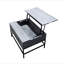Table basse à plateau relevable gris