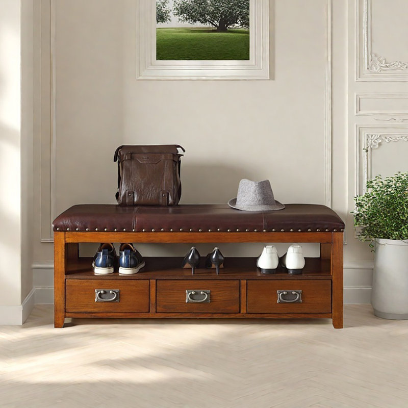 44.9in Shoe Storage Bench
