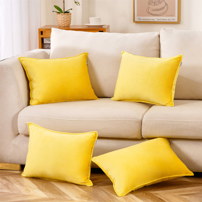 Coussin décoratif en velours