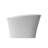 51" Solid Surface Soaking Bathtub