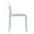 Stackable Patio Dining Chairs, Pp Metal Modern 4 Pack For Patio Dining