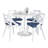 4 - Person Pedestal Dining Set-98546986-98546984-98546985