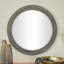 Miroir mural en métal avec détails perlés-72058590