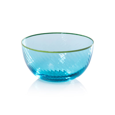 Sicilian 4-Piece Set Swirl Glass Serving Bowls