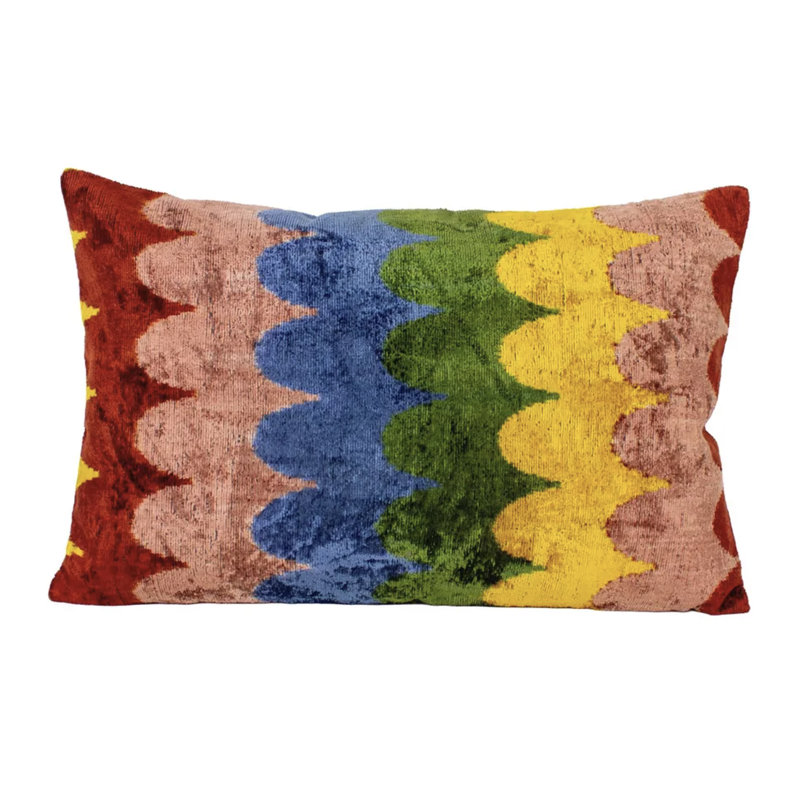 Velvet Lumbar Pillow Cover & Insert