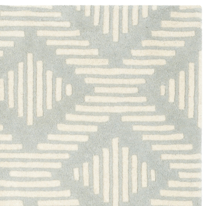 Hardouin Hand Tufted Wool Geometric Rug, Rectangle 8' x 10'