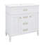 Meuble-lavabo 36 po avec lavabo, tiroir supérieur rabattable et 2 tiroirs de rangement-465961809