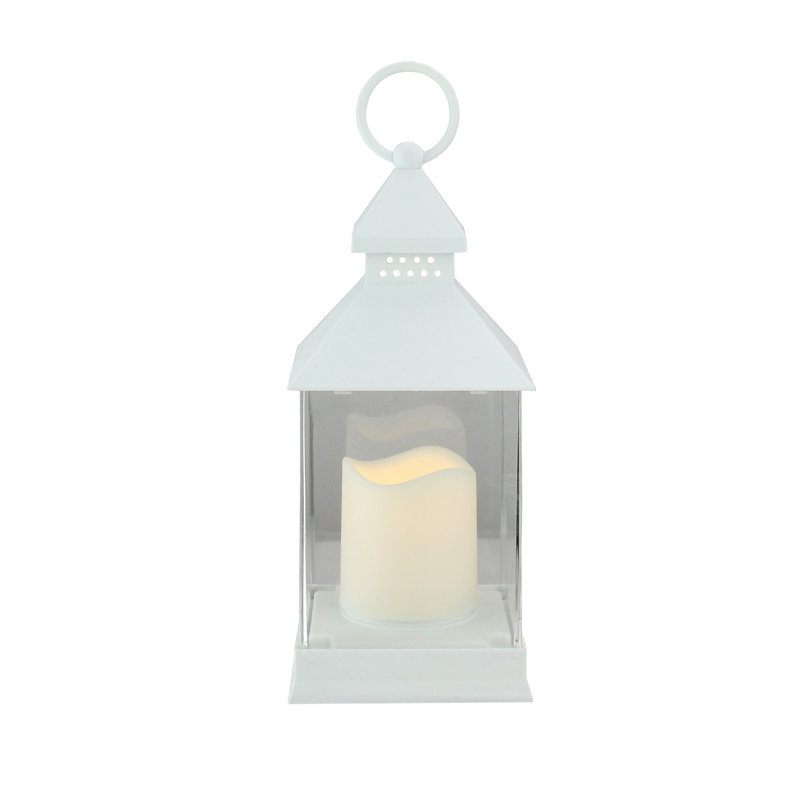 Lanterne en plastique, Blanc