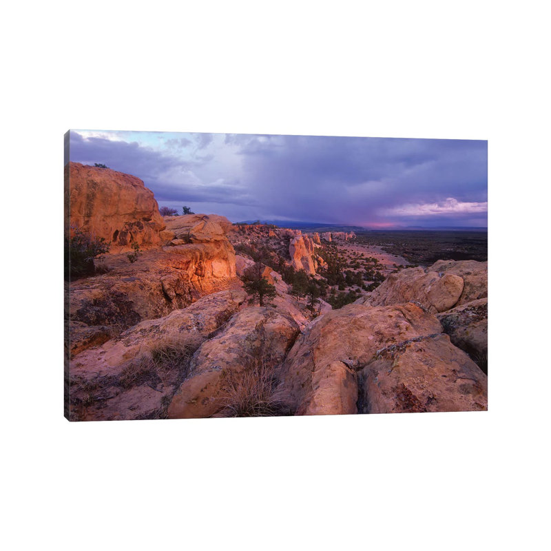 Rocky Outcroppings In El Malpais National Monument, New Mexico 1 Piece Wrapped Canvas Wall Art, 30.48 cm H x 45.72 cm W