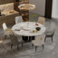 Chunnu 116.84cm H Tufted Leather Upholstered Metal Side Chair-2032117183