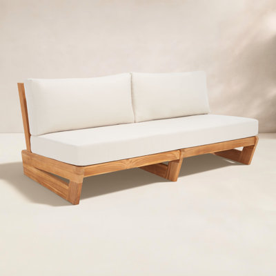 Despina 70" Teak Patio Loveseat