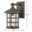 Lanterne Murale D'extérieur Blanche À 1 Ampoule Freeport-22306659-117042091