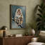 Macaque in Winter Japandi 1 Piece Wrapped Canvas Wall Art-1264138652-1264138625