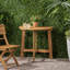 Table bistro pliante d'extérieur en bois d'acacia, naturel-2022881986