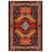 Jateen Collection Digital Print Cotton-Polyester Blend Rug – Red-1316856737