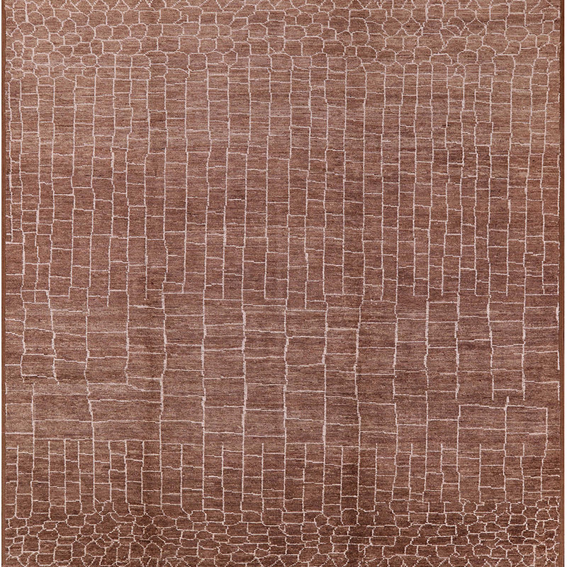 Moroccan Indoor Rug, Square 5'