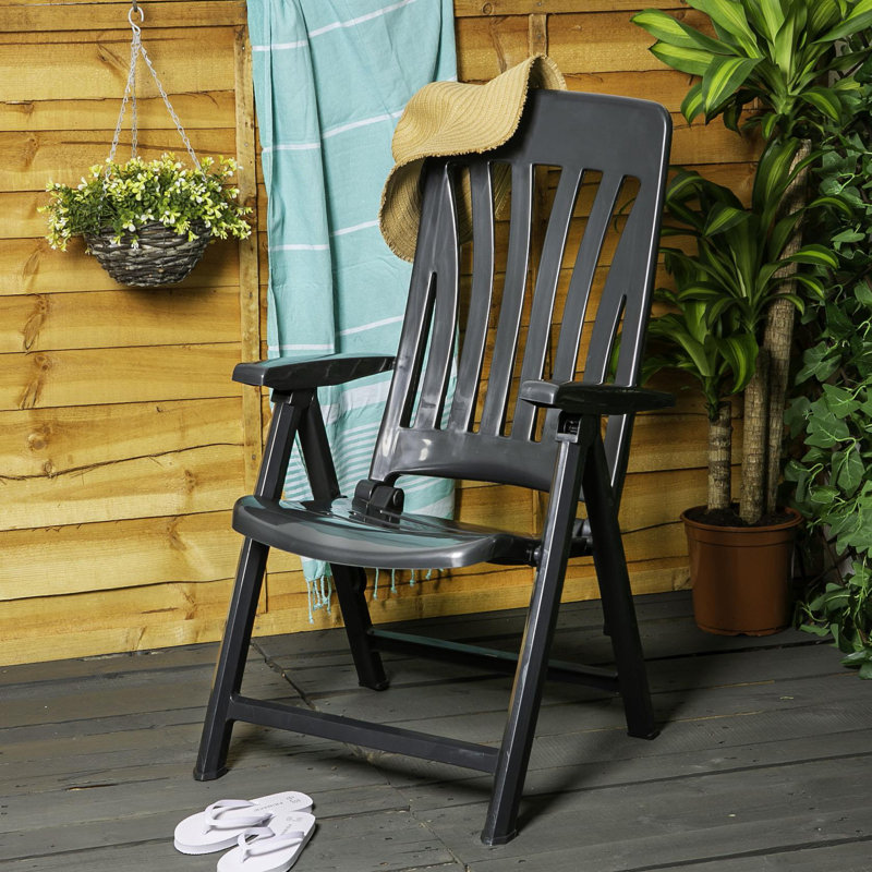 35.00cm H Stacking Armchair, Grey