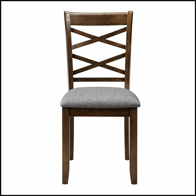 Ensemble de 4 chaises de salle à manger en bois avec sièges rembourrés, rembourrées pour plus de confort et de style dans la salle à manger et le salon