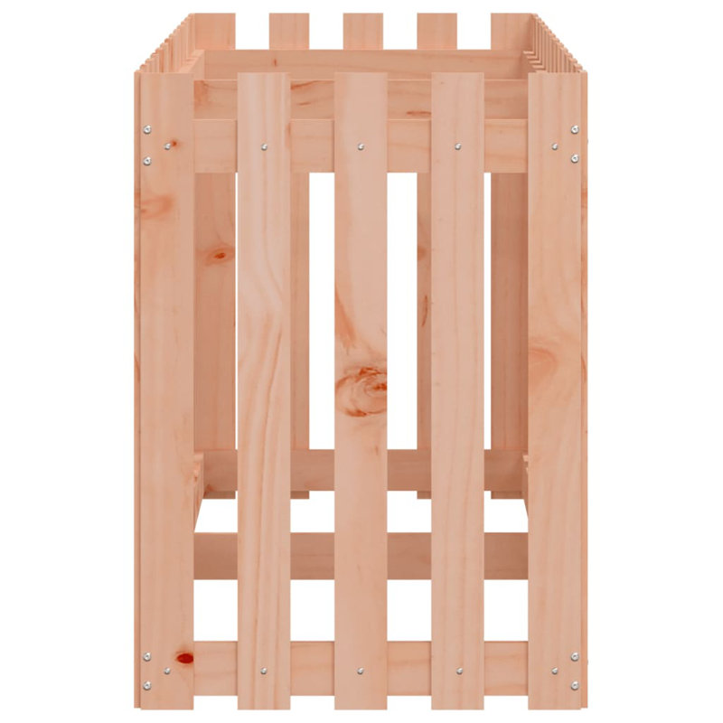 Boîte à fleurs d'extérieur vidaXL, Brun-rouge, H 27,6 po x l 39,4 po x P 19,7 po