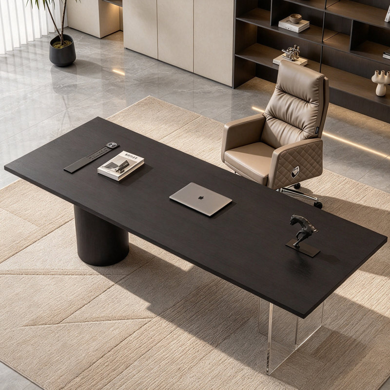 Bureau italien minimaliste italien, 29.53" H x 78.74" W x 27.56" D