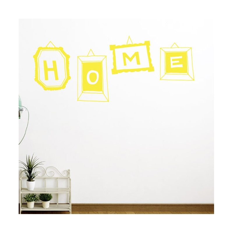 Wall Decal, Large, Bright Yellow