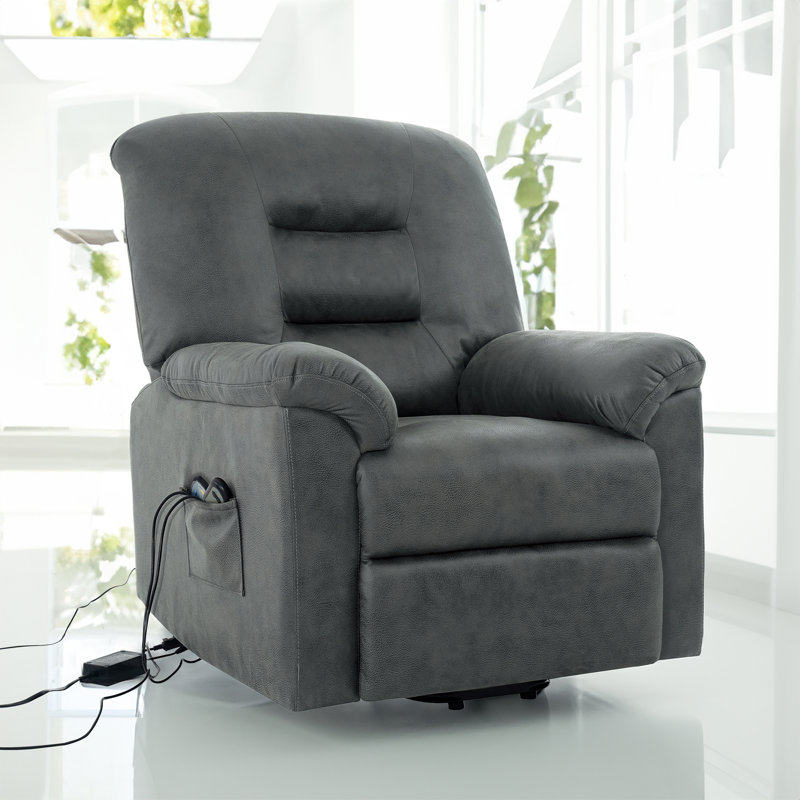 Fauteuil inclinable électrique de luxe avec aide au levage, massage et chauffage