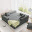 Ensemble de canapé modulaire modulaire en forme de L de 108 po avec 6 coussins, canapé-lit combiné gratuit-1658007457