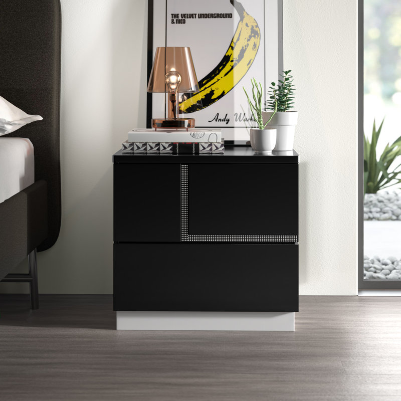 21.4'' W Solid Wood Nightstand