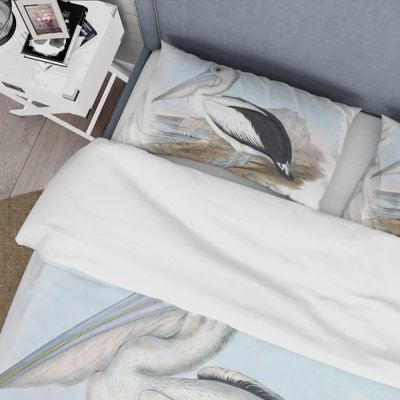 Ensemble de housse de couette Traditional Vintage Birds Vintage - polyester microfibre