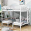 Thorbern Cot Bed/ Toddler (70x140cm) Holz, teilmassiv Drei/Vier Bed with Built-in-Desk with Shelves by Harriet Bee-2110493640