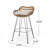Endicott Wicker Outdoor 30'' Bar Stool with Cushion-1071175079