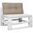 vidaXL Pallet Cushion Taupe 31.5"x15.7"x4.7" Fabric-1247360731-1247360726