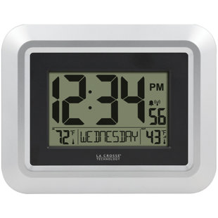 1.9'' Wireless Outdoor Clock Thermometer