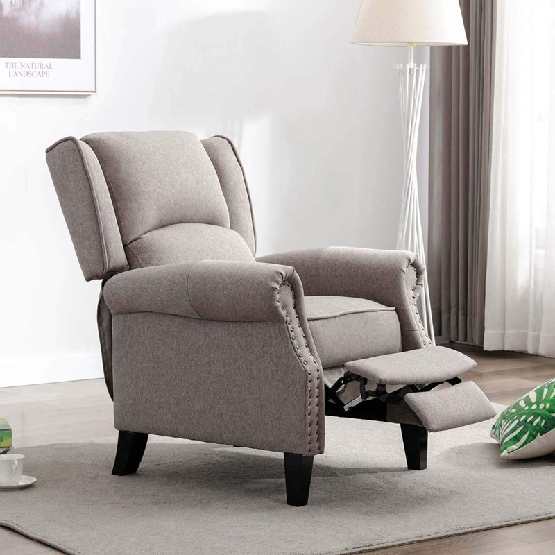 Arseni 78cm Wide Home Theatre Recliner, Pumice